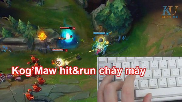 Thế nào là hit and run Kog’Maw?