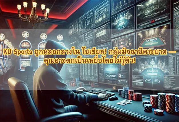 KU Sports ถูกหลอกลวงใน โซเชียล! กลุ่มมิจฉาชีพระบาด — คุณอาจตกเป็นเหยื่อโดยไม่รู้ตัว!